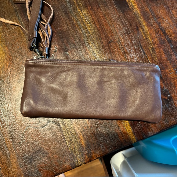 Idyllwind Cow Print Leather Wristlet - Picture 6 of 7
